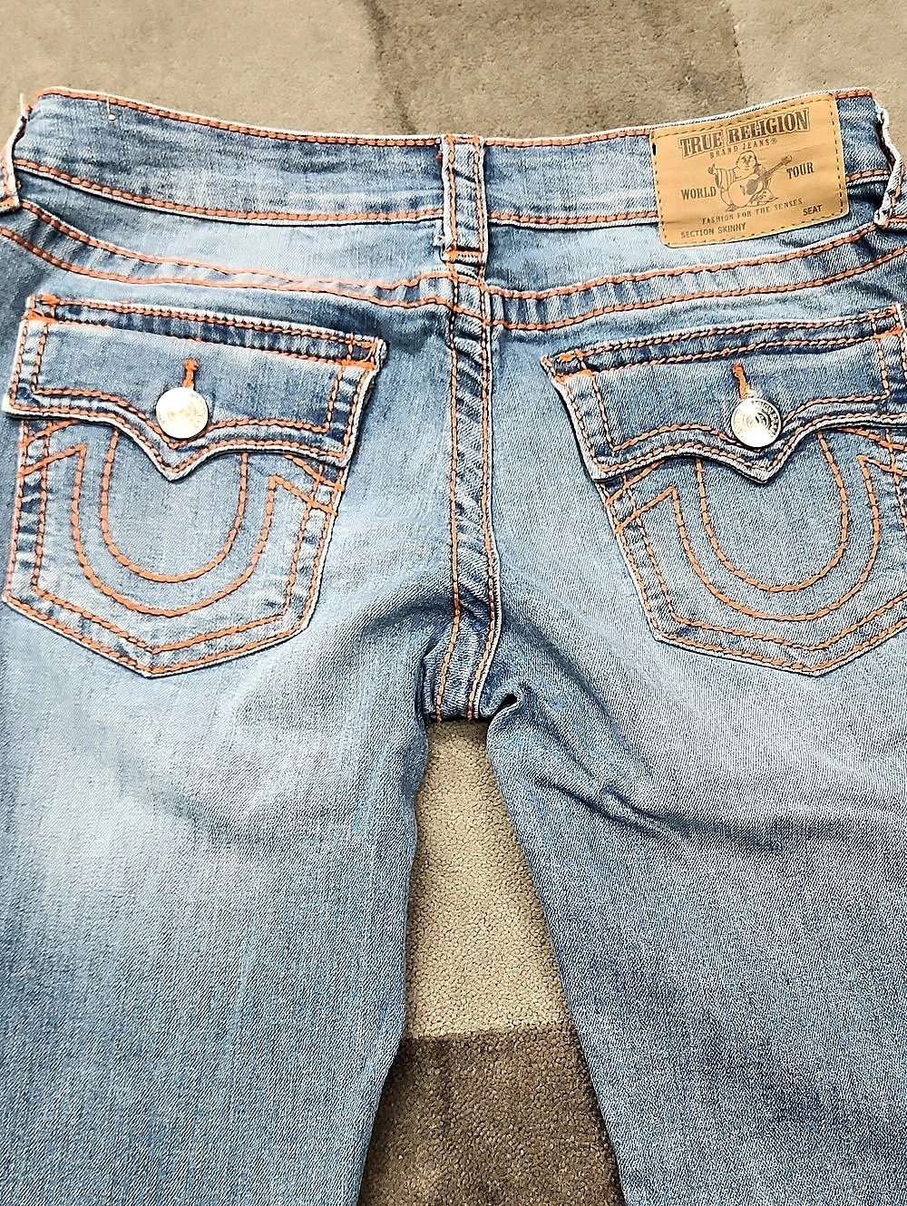 True Religion Skinny Jeans in Blue